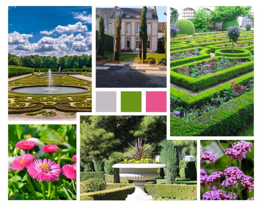 caractéristiques du jardin français