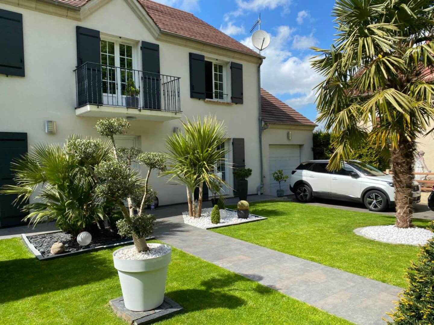Pose de gazon en plaque par DM Paysages
